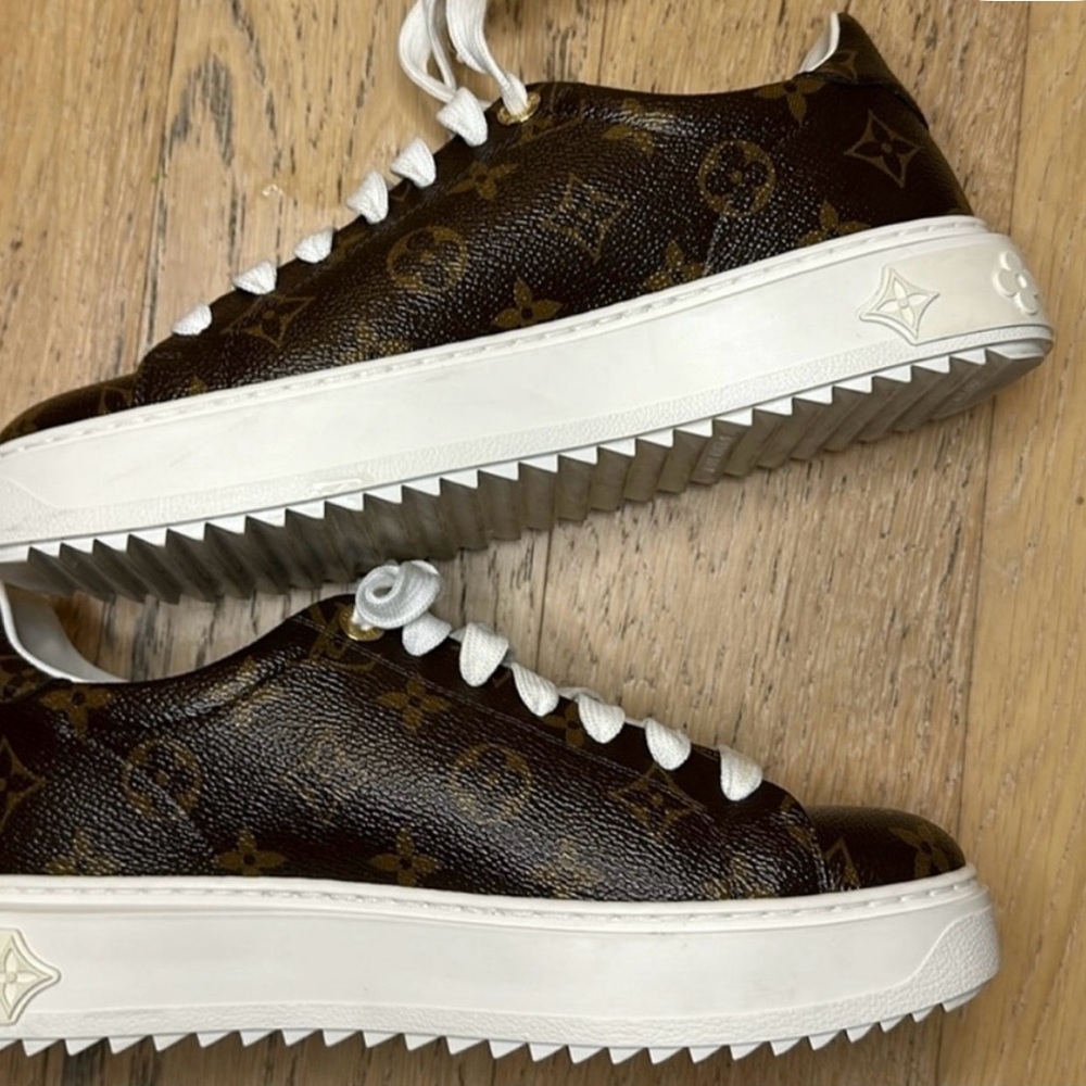 louis vuitton timeout sneakers cacao brown monogram